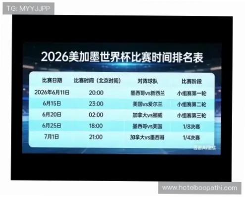 世界杯日程表在哪查看最新赛程安排？